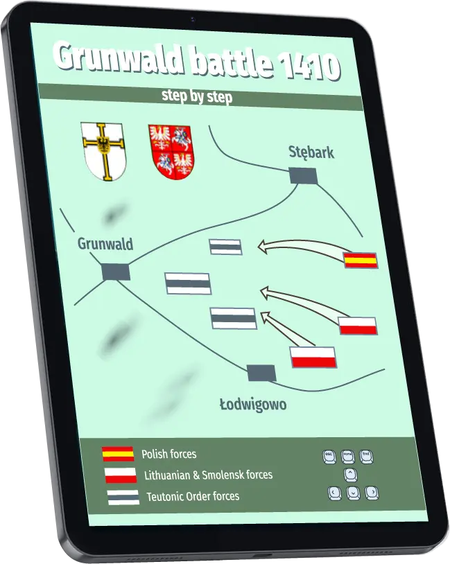 Grunwald 1410 battle map